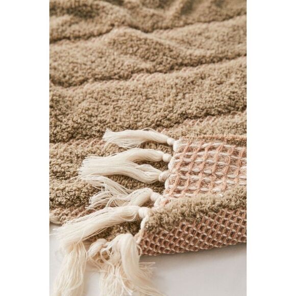 Urban Outfitters Stevie Sherpa Waffle Throw - Picture 4 of 8